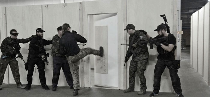 Airsoft - Running The Target - Breach door